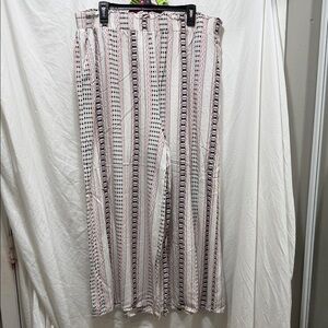 Striped Wide Leg Pants